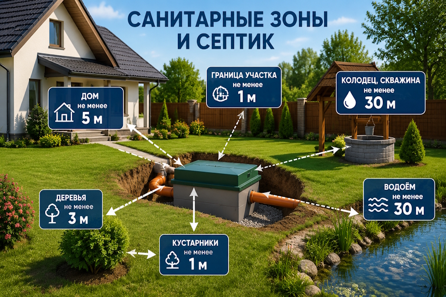 Санитарные зоны водоснабжения: Почему выбор между 5, 10 и 50 метрами — это вопрос безопасности, а не бюрократии
