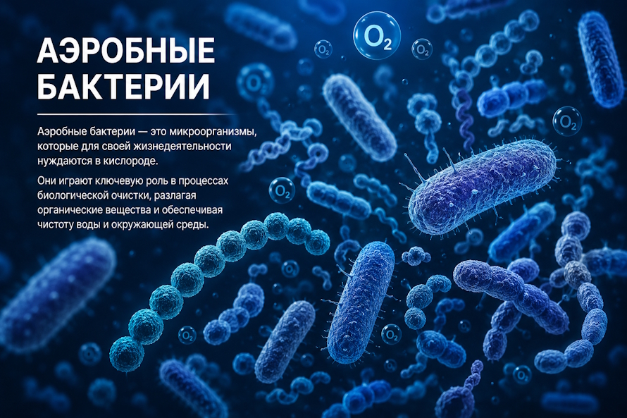 Что такое аэробные бактерии и почему они незаменимы в автономной канализации?